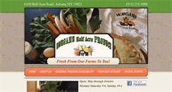 Desktop Screenshot of morganshalfacreproduce.com