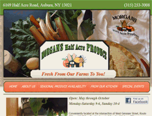 Tablet Screenshot of morganshalfacreproduce.com